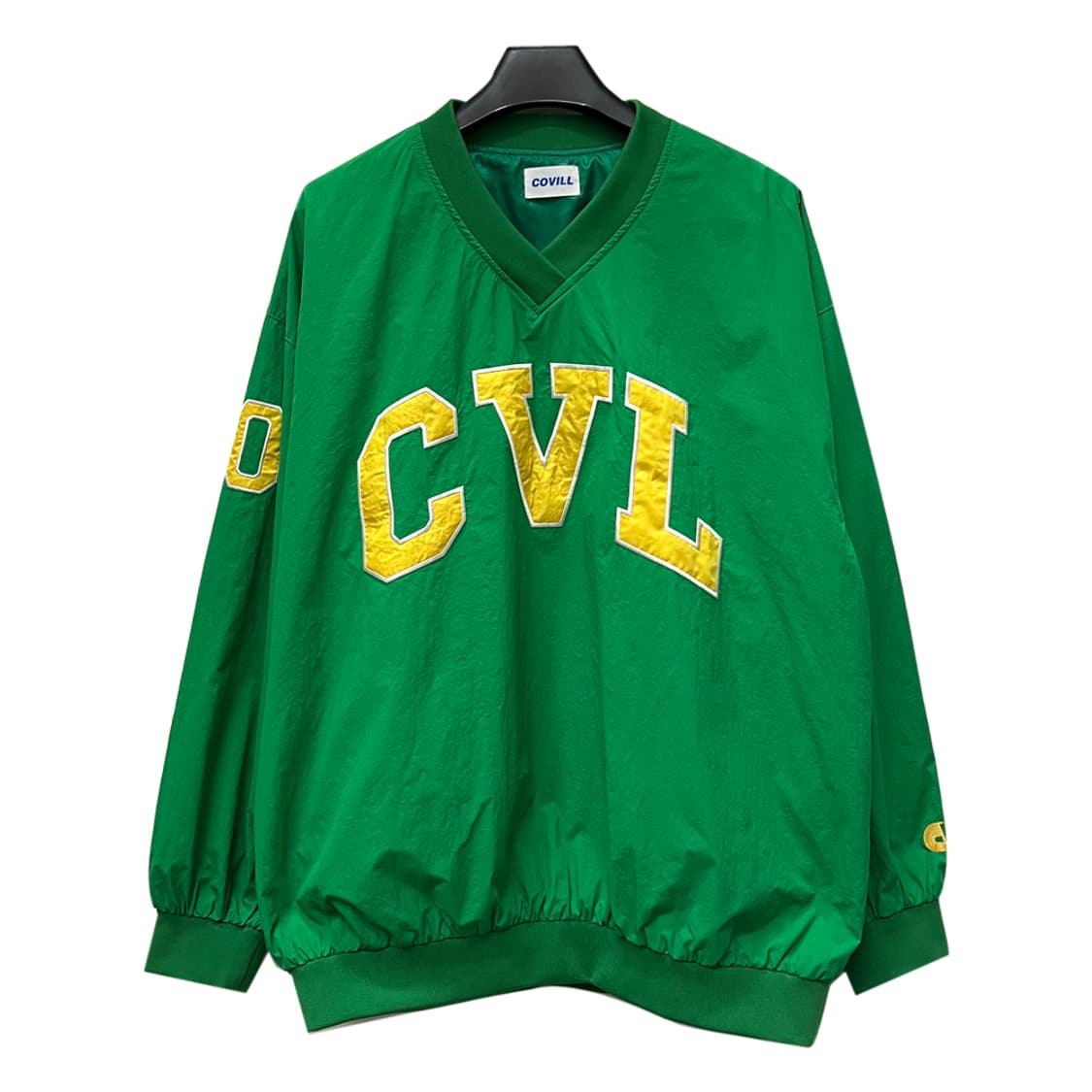 COVILL 브이넥 오버핏 나일론 웜업 FREE 상품이미지1