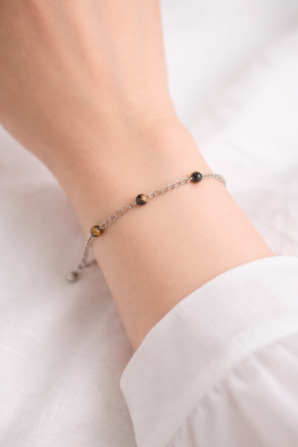 은은한 호안석 체인 팔찌 상품이미지2