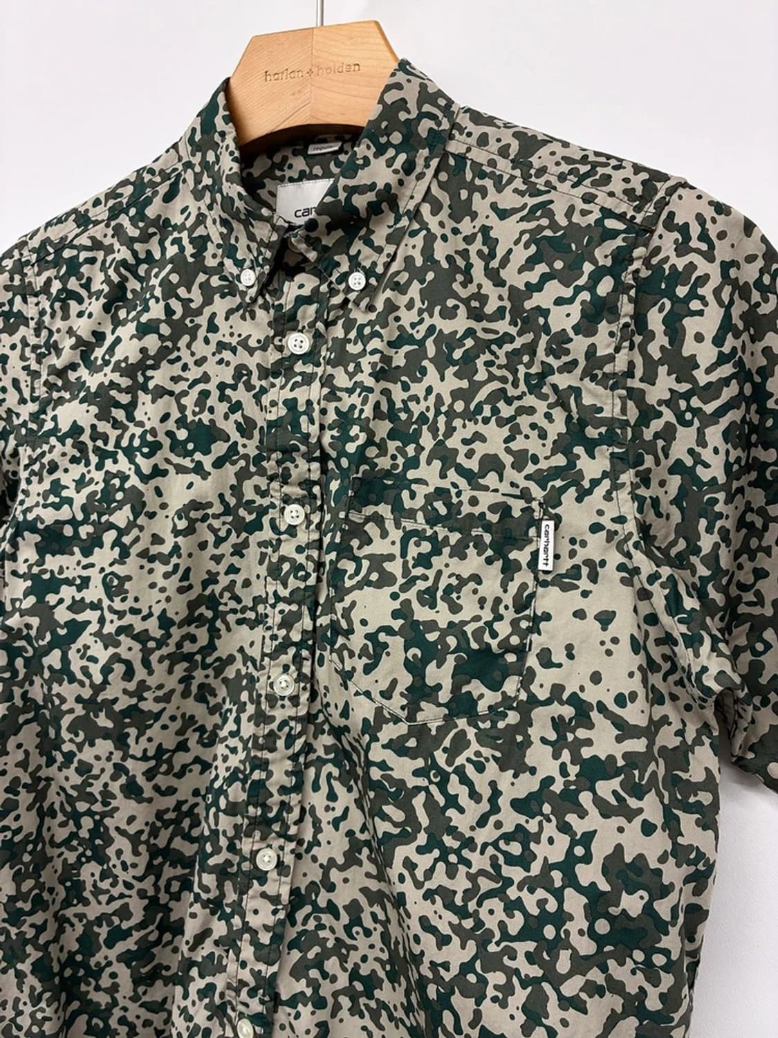 칼하트 카모플라쥬 코튼 반팔 셔츠 PN9796 상품이미지2