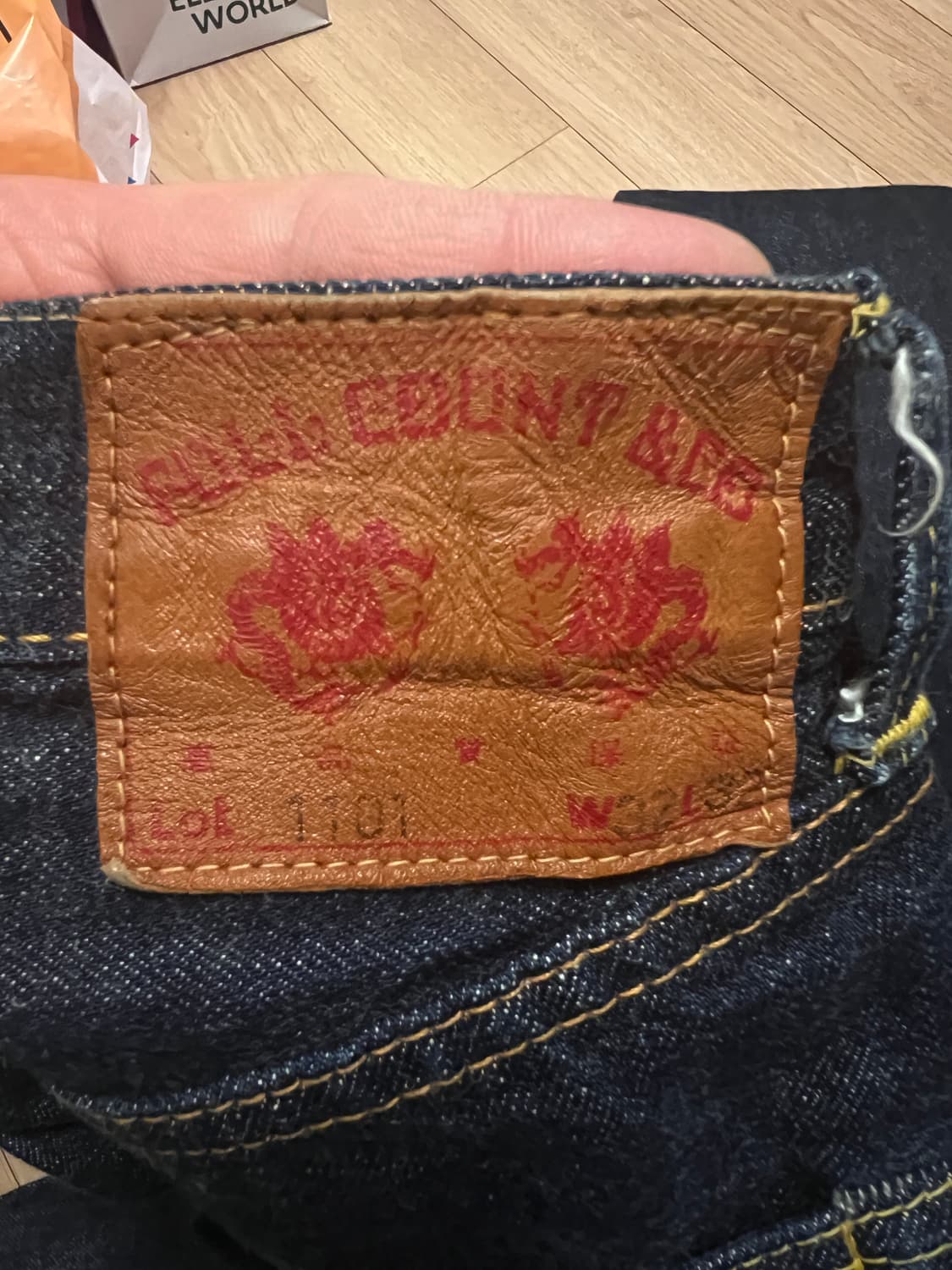 풀카운트 1101w 32사이즈 팝니다. 상품이미지3