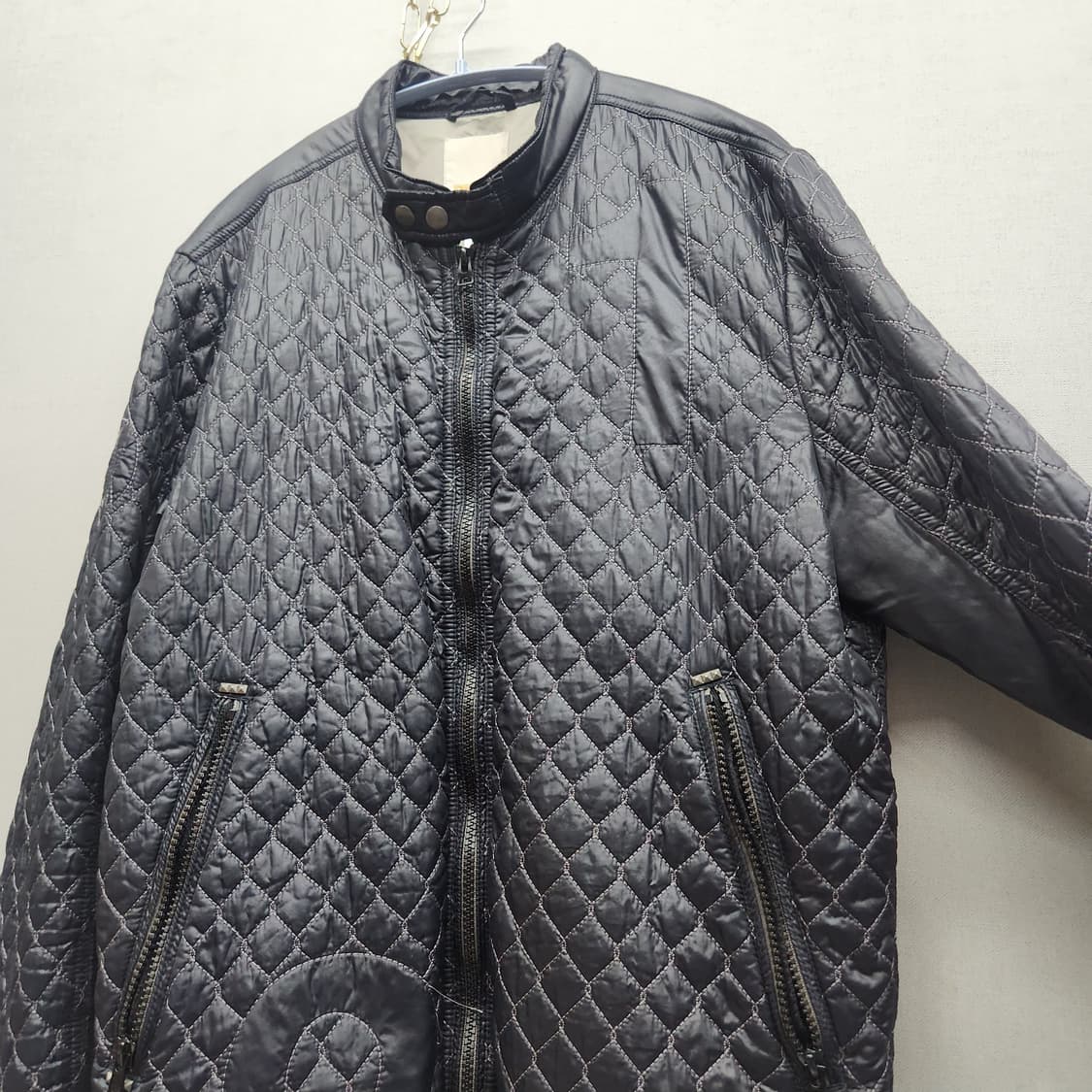 디젤 락 보위 다이아몬드 퀄팅 라이더 자켓 L(L) 상품이미지3