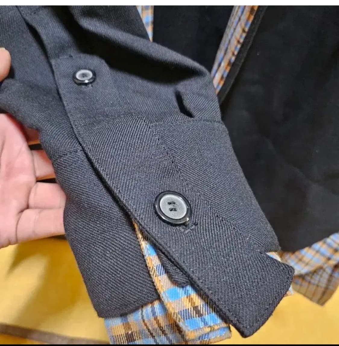 솔리드옴므 셔츠 레이어드 후드자켓 상품이미지4