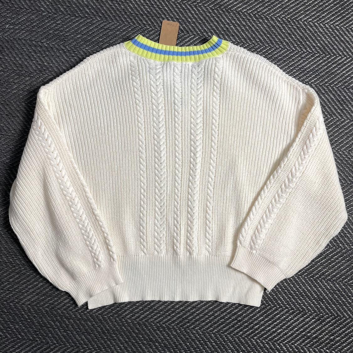 쥬시쥬디 케이블 아이보리 스웨터 니트o 5041 상품이미지4