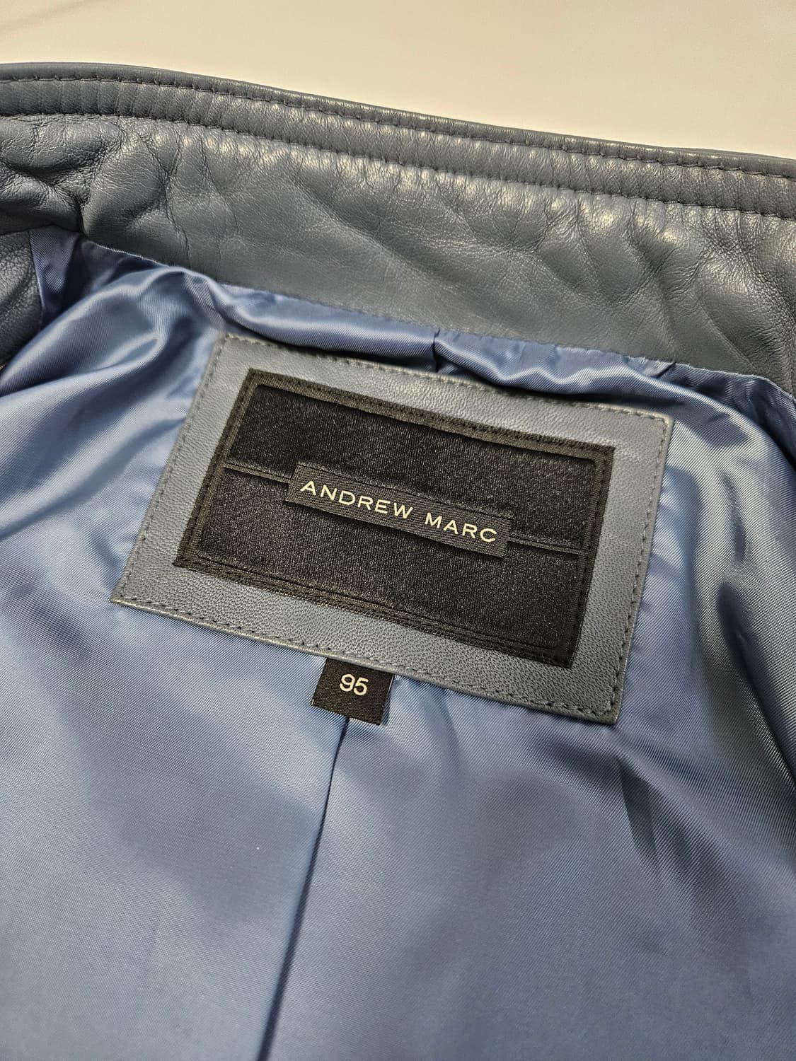 앤드류마크 100% 양가죽 램스킨 가죽자켓 레더 바이커 95 (새상품) 상품이미지3