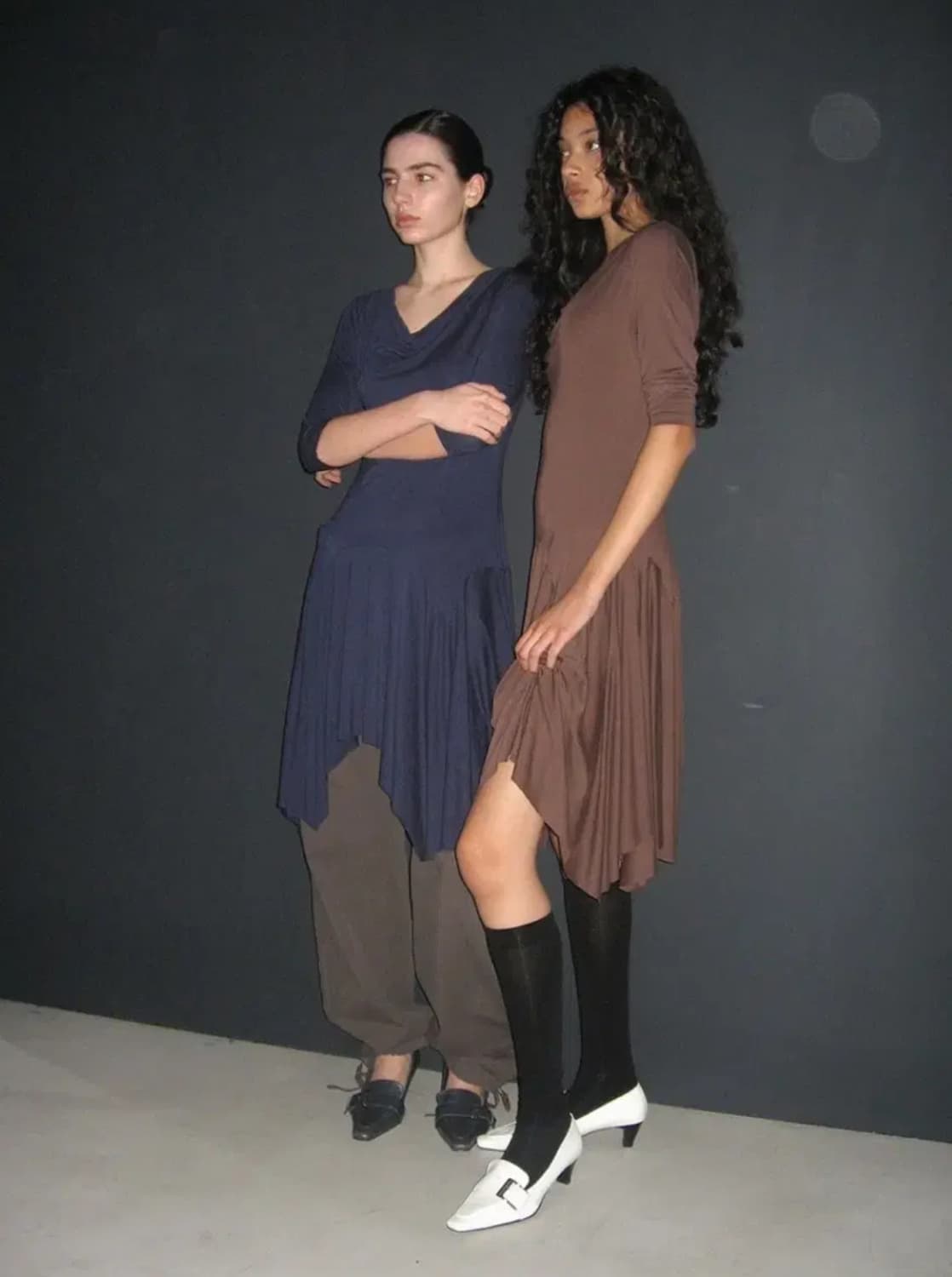 Partimento drape dress 상품이미지1