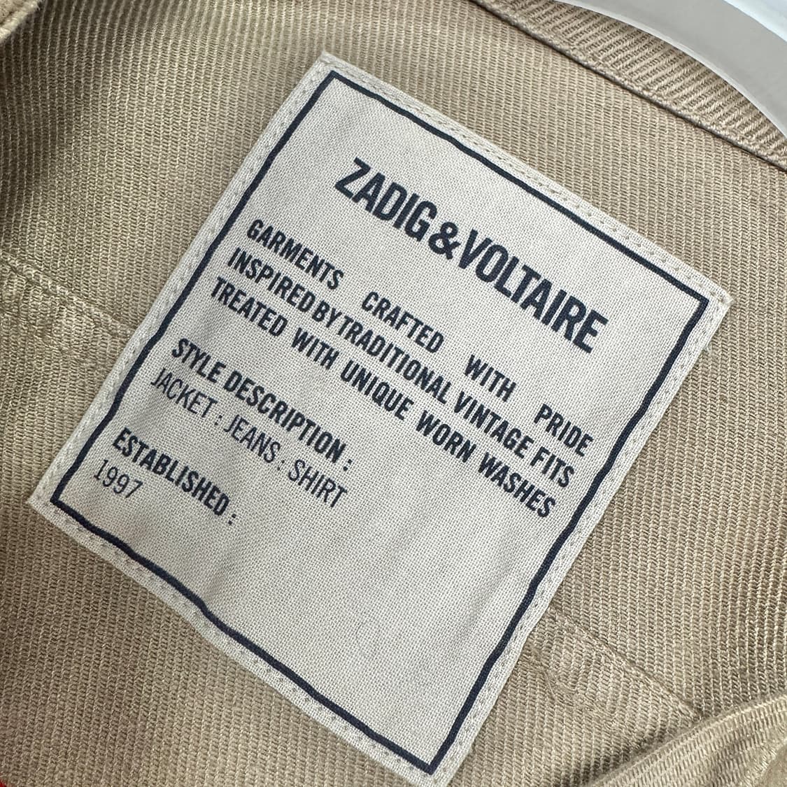 쟈딕앤볼테르 셔츠 야상 자켓 상품이미지5