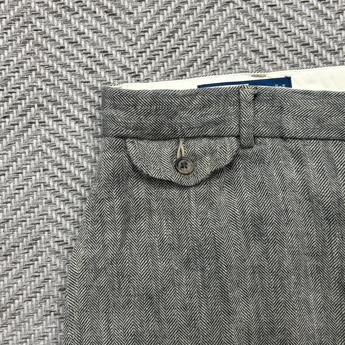 폴로바이랄프로렌 헤링본 린넨코튼 팬츠 v1447 상품이미지5