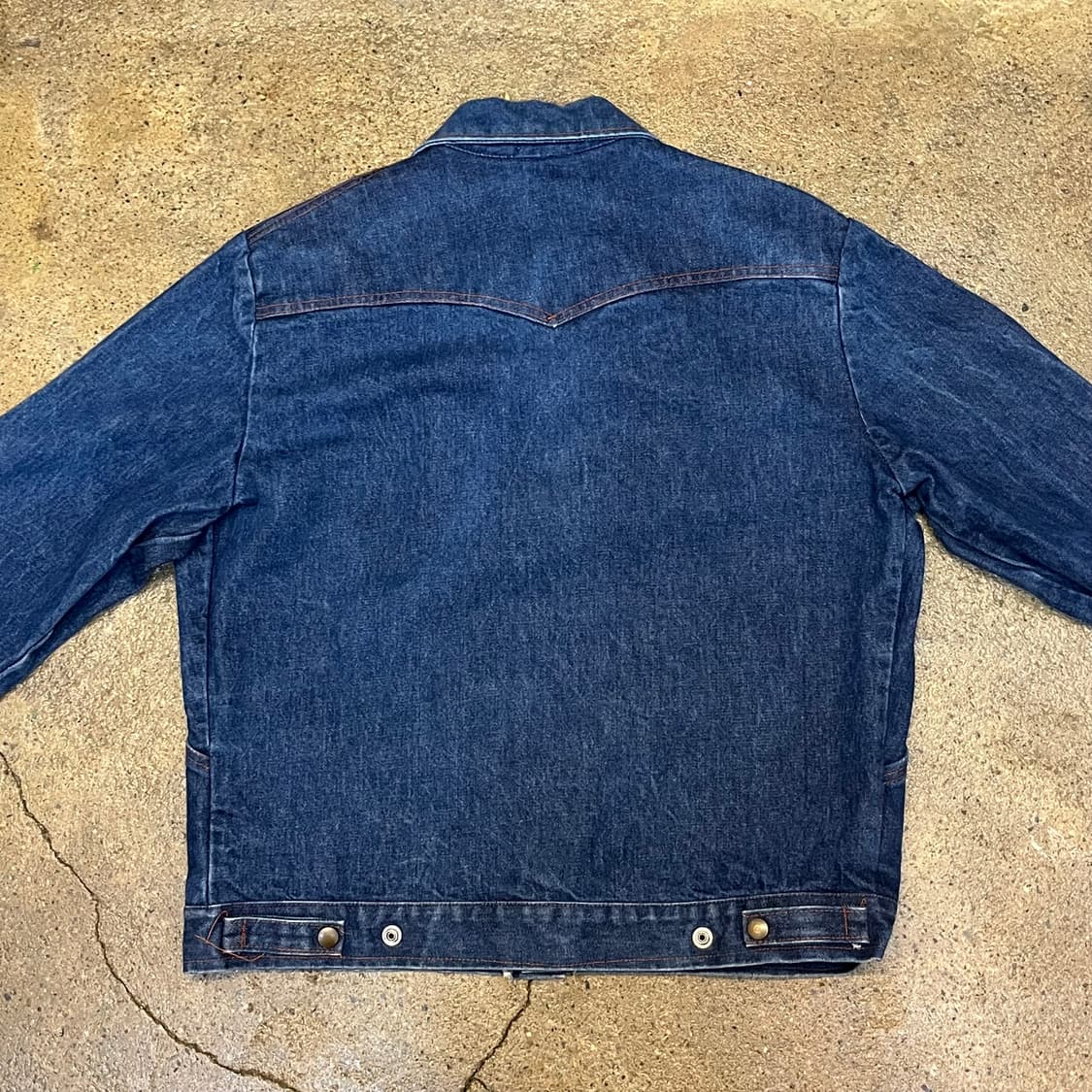 레어 90s USA 웨스턴 스타일 진청자켓 데님자켓 상품이미지5