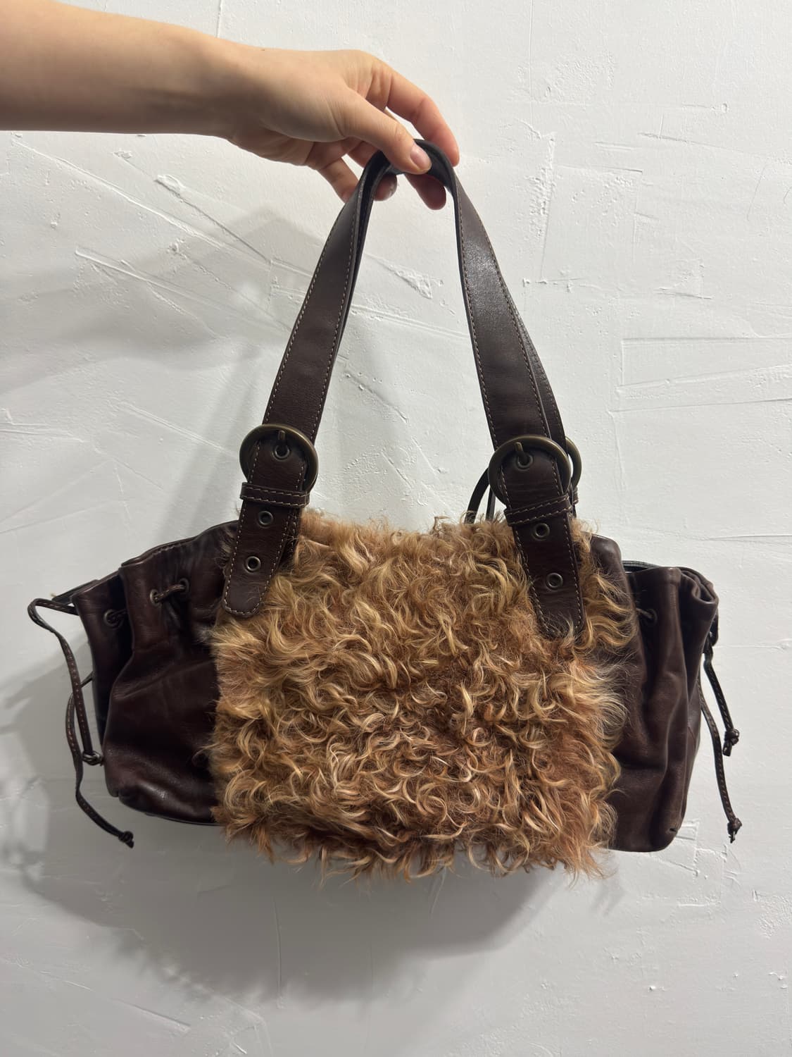roberta gandolfi genuine fur&leather bag 상품이미지3