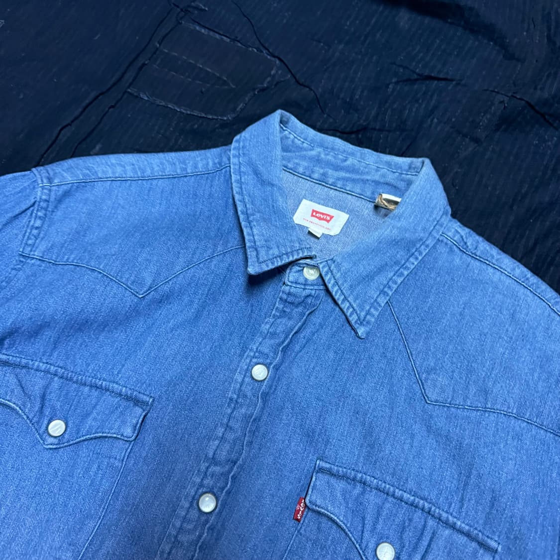 리바이스 데님 웨스턴 셔츠 L 상품이미지2