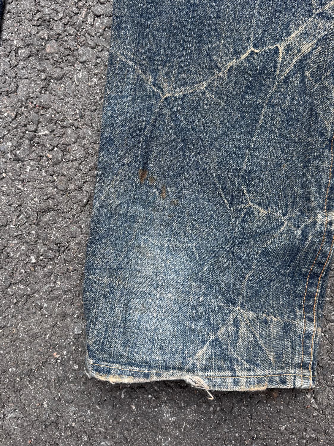 블루웨이 포켓 더티 페이딩 데님팬츠  상품이미지9