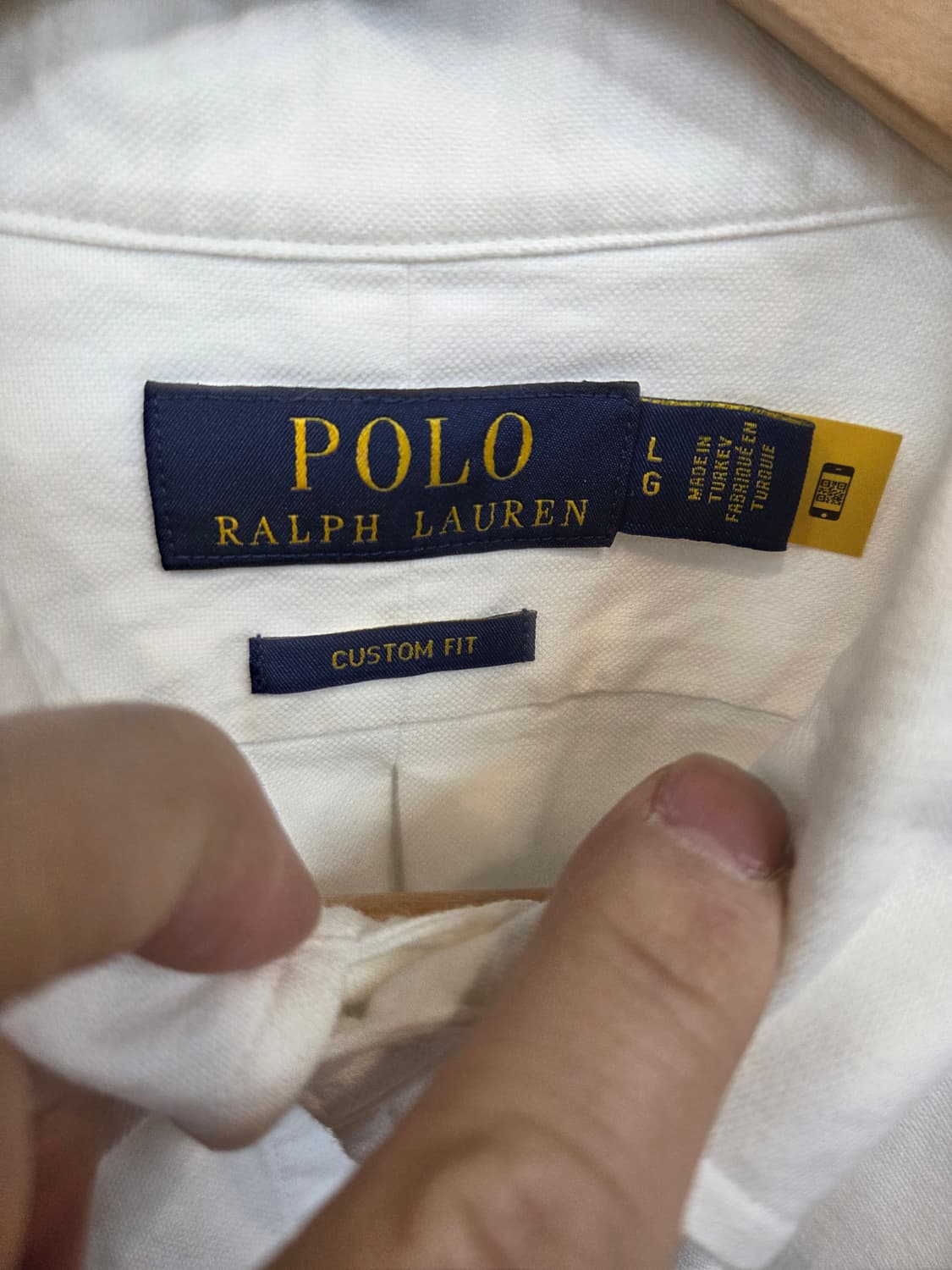 폴로랄프로렌 커스텀핏 칼라포니 옥스포드 셔츠긴팔 Lg 상품이미지4