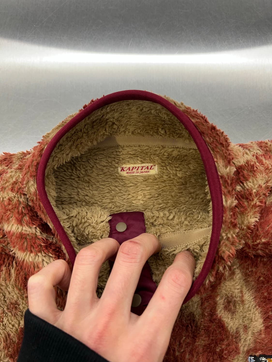 캐피탈 레드 자바 카스리 스냅-T 플리스 상품이미지7