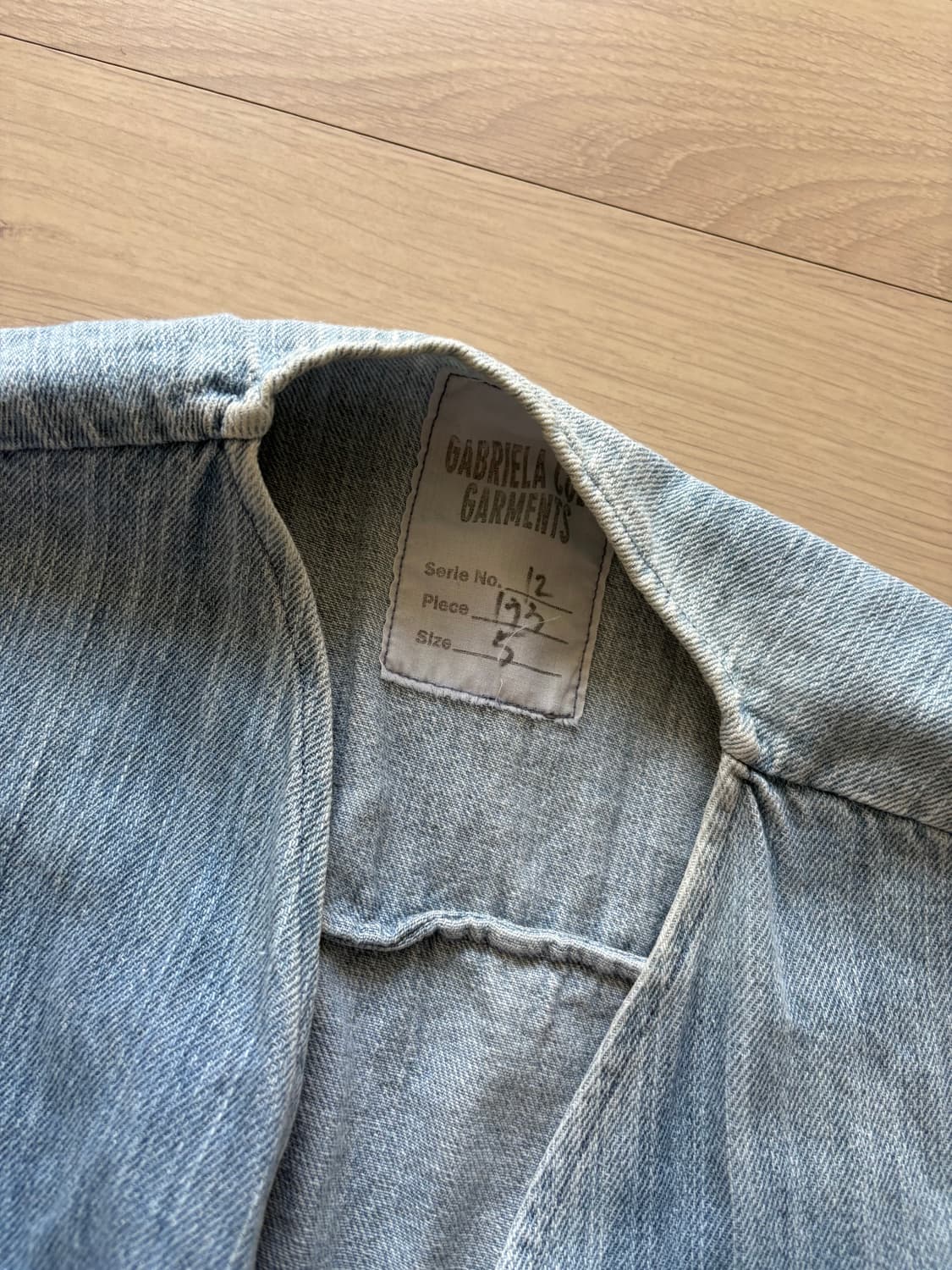 가브리엘라 콜 가먼츠 No.173 데님 집업 베스트 상품이미지3