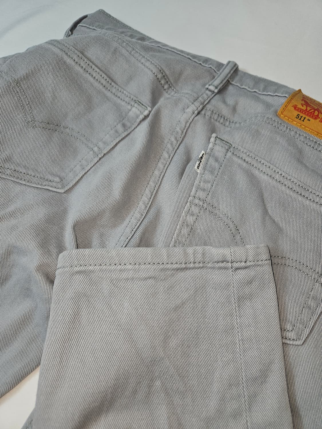 리바이스 511 화이트탭 그레이진 데님팬츠 바지 코튼 워크 30 상품이미지5