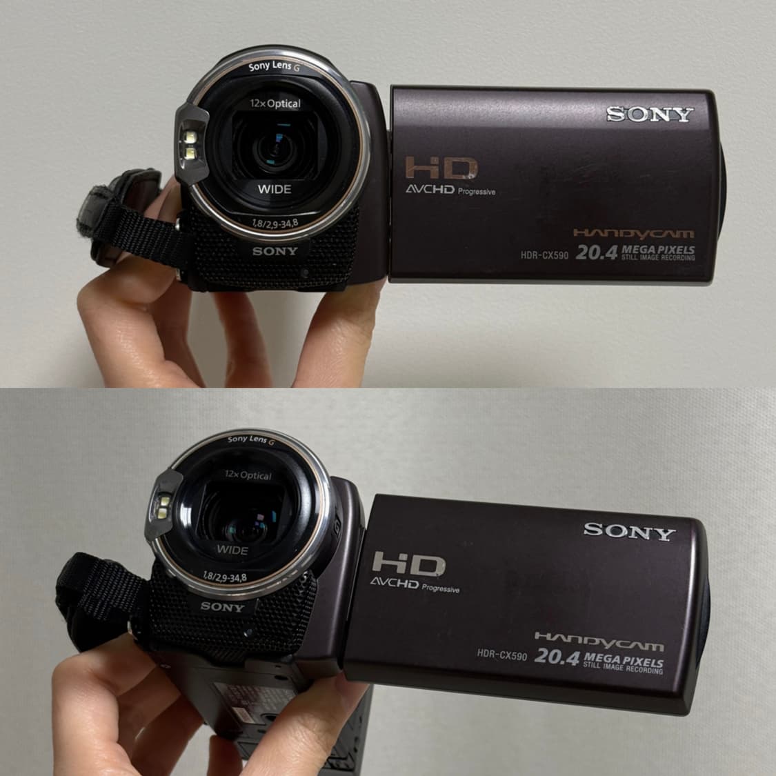 SONY HDR-CX590V 소니캠코더 소니핸디캠 빈티지캠코더 디카 상품이미지1