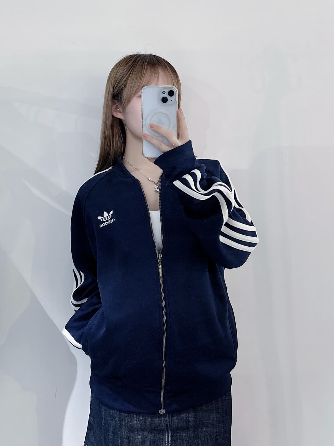 아디다스 유로파 네이비 삼선 트랙탑 상품이미지1