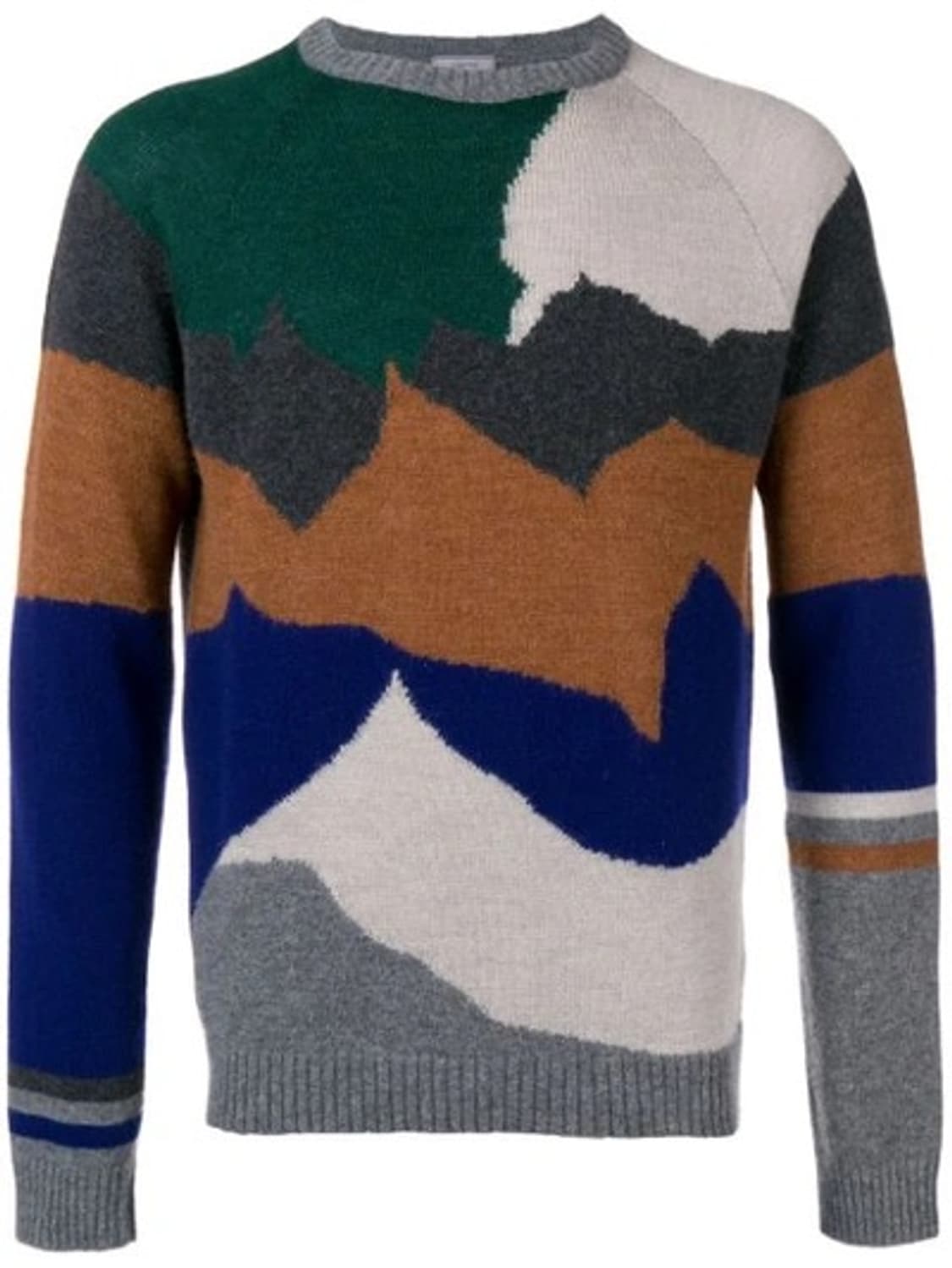 랑방 / Landscape Intarsia Crewneck Sweater 상품이미지1