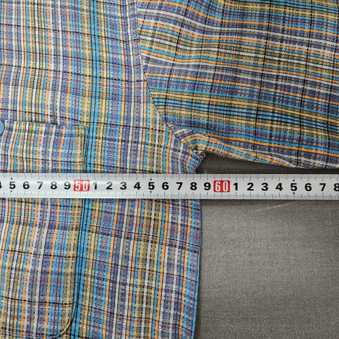 XL 52 미쏘니 스포츠 빈티지 퍼플 멀티체크 셔츠 상품이미지7