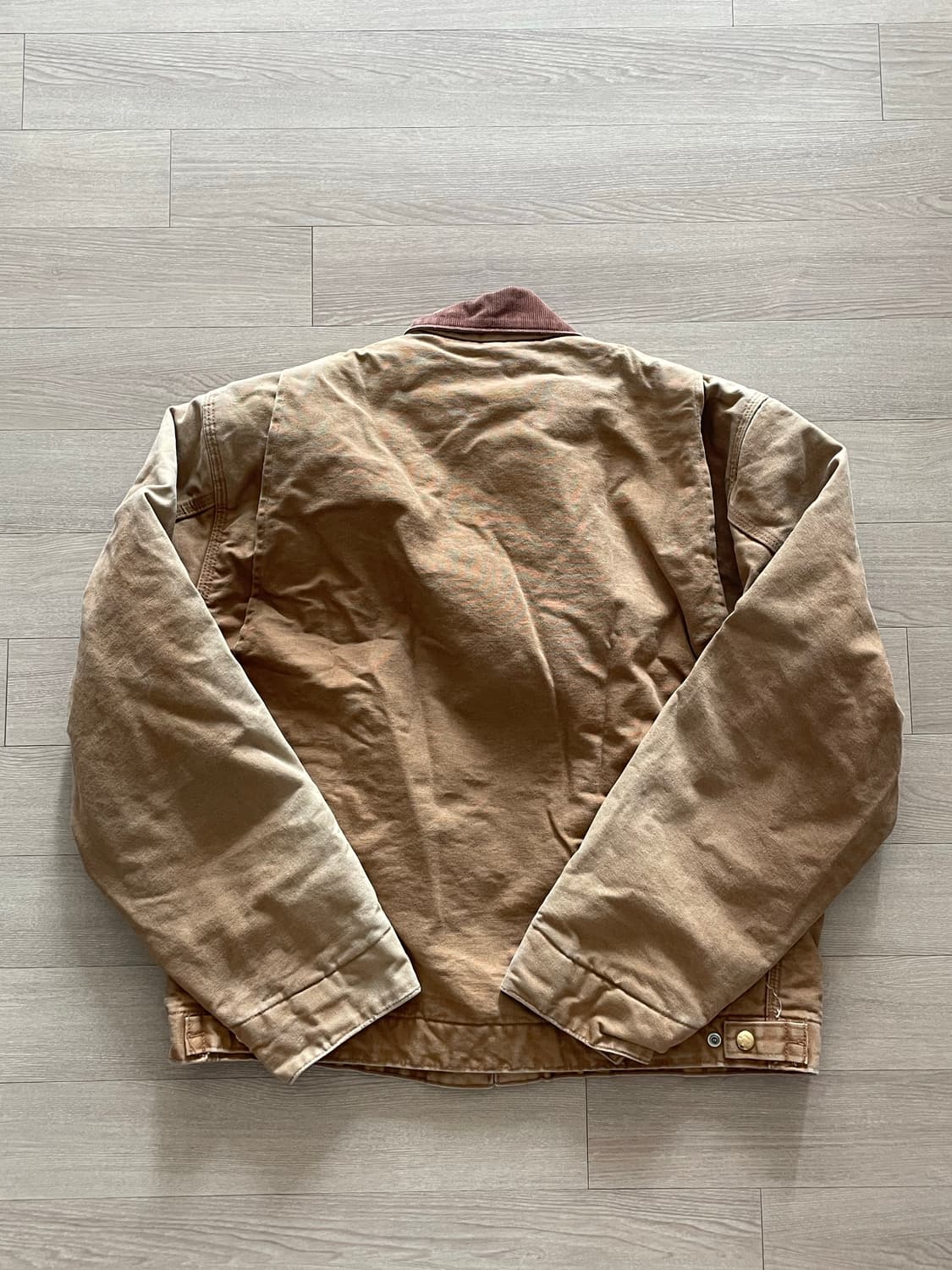 칼하트 J01 BRN 브라운 디트로이트 자켓 상품이미지2