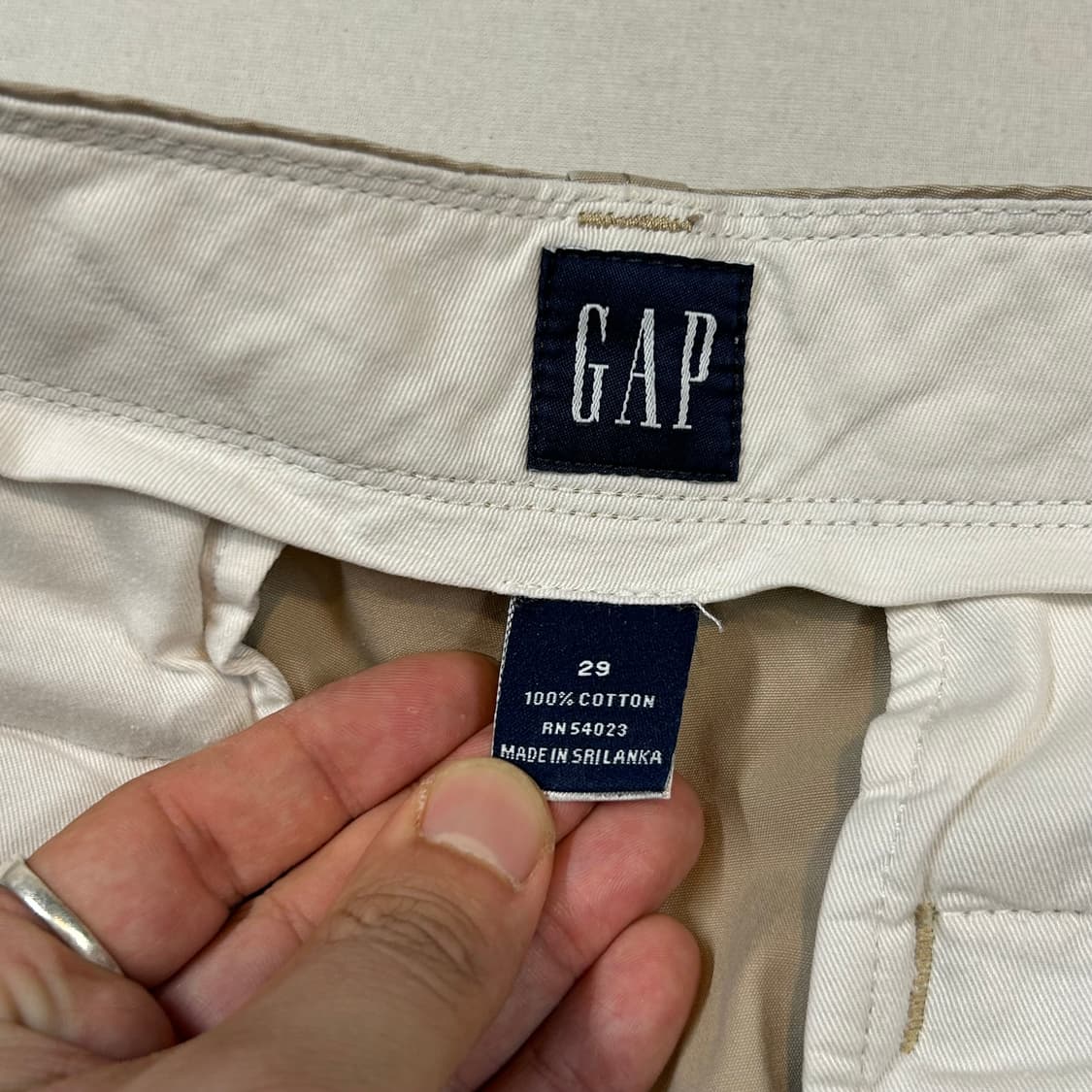 32inch) GAP 갭 카고 반바지 베이지 상품이미지9