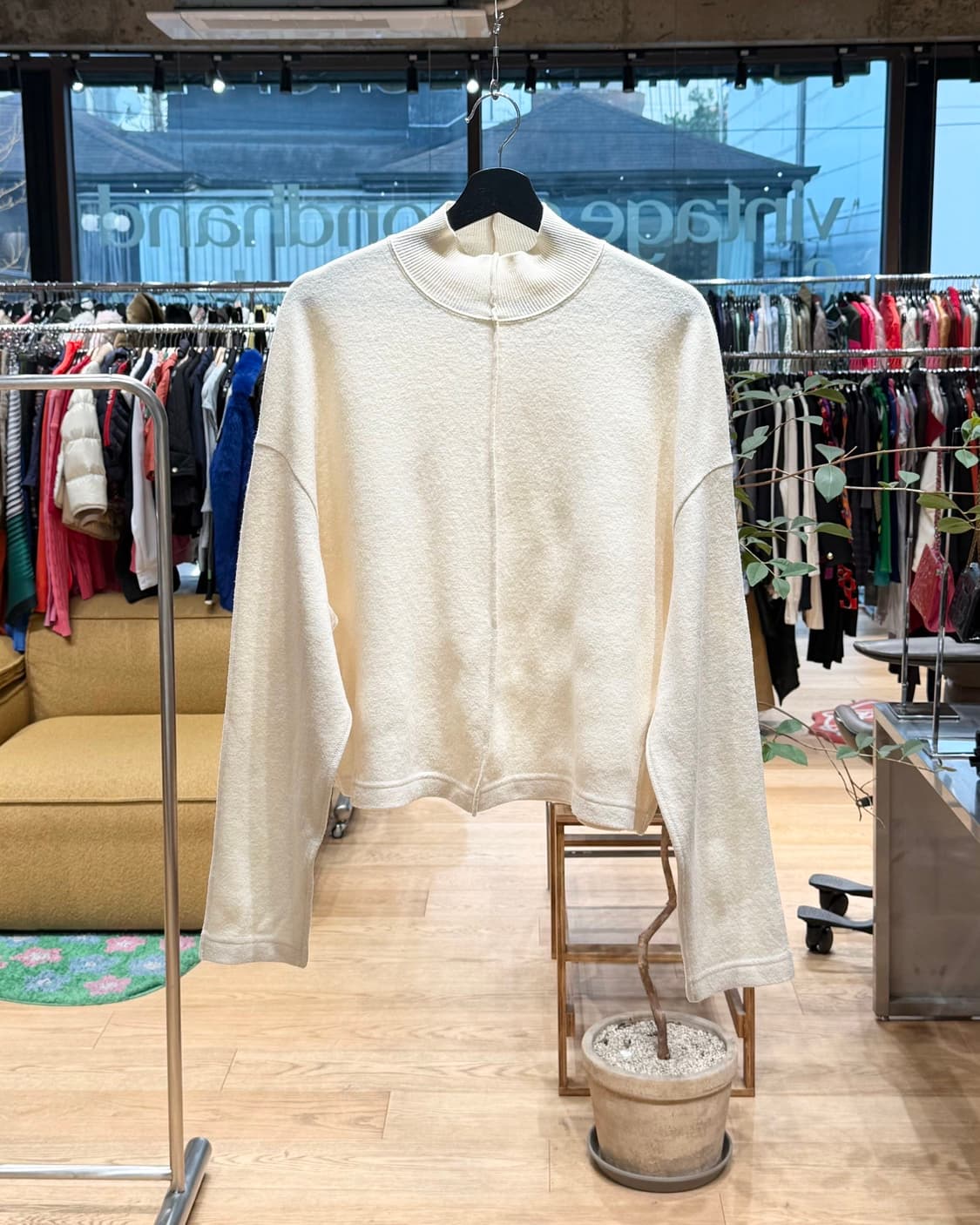 질샌더 아이보리 라나울 니트  상품이미지1