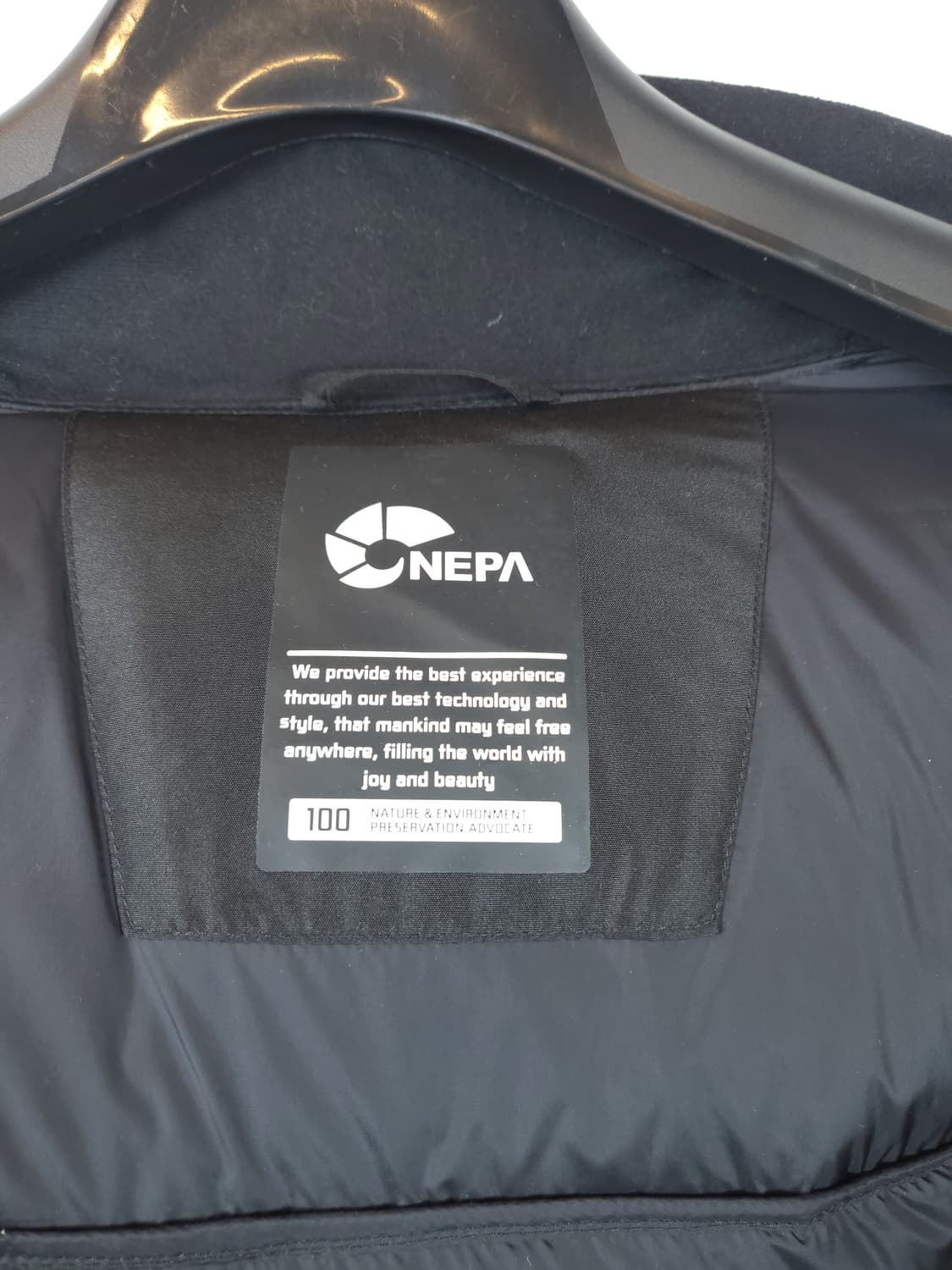 네파 기능성 구스롱패딩 100 L  블랙 새제품급 상품이미지9