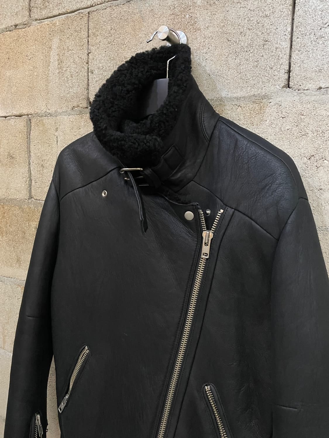 빈티지 램스킨 무스탕 자켓 상품이미지6