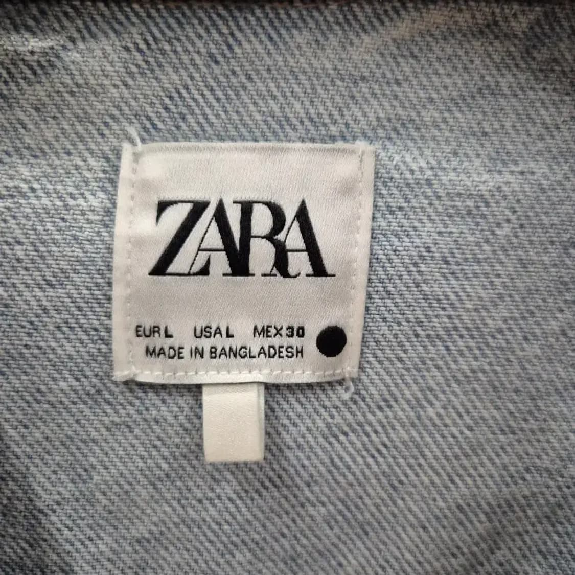 ZARA 데님 롱 원피스 L 상품이미지4