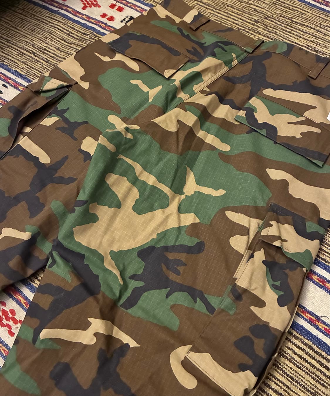 (L/35~39)배드포드 브루클린 립스탑 밀리터리 우드랜드 카모팬츠 상품이미지7