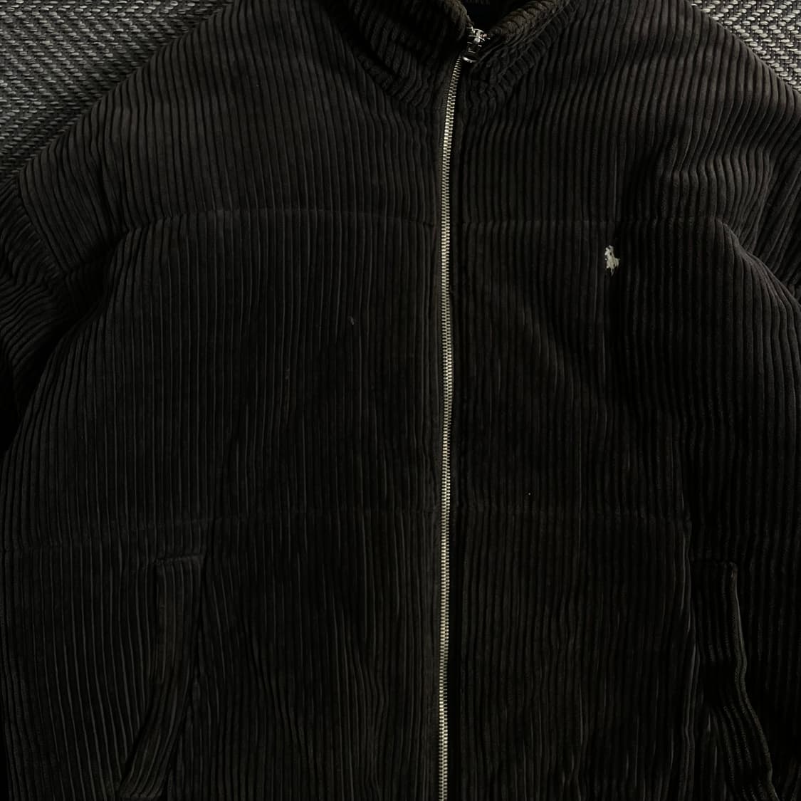 폴로 랄프로렌 포니 로고 코듀로이 패딩 점퍼 브라운y 3569 상품이미지5