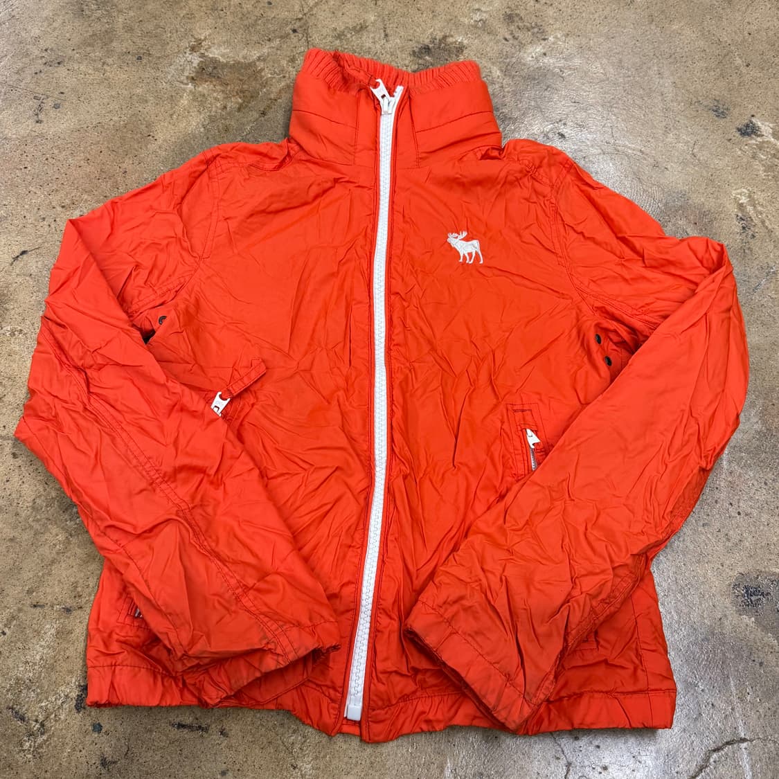 [정품/S] 아베크롬비 오렌지 바람막이 자켓 b14 상품이미지2