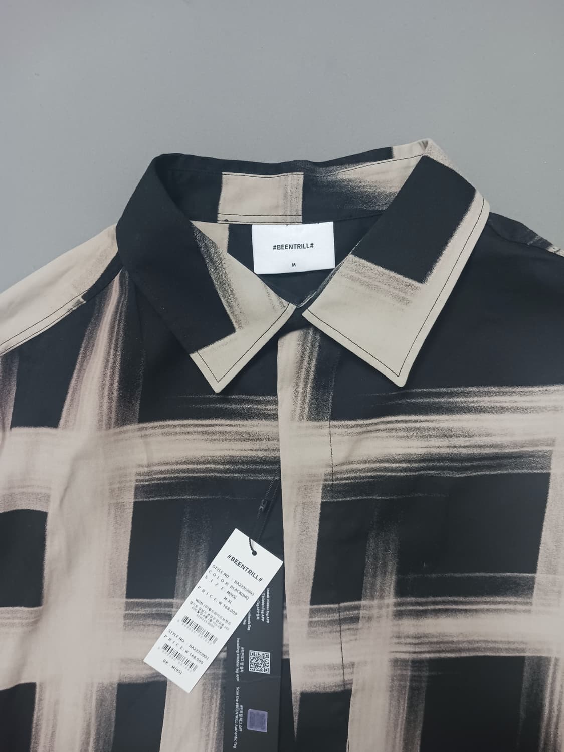 새제품 [XL] 빈트릴 골프 스타 해쉬태그 오버핏 셔츠 상품이미지2