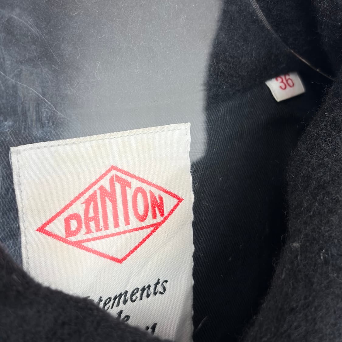 단톤 숄 카라 코트 상품이미지3