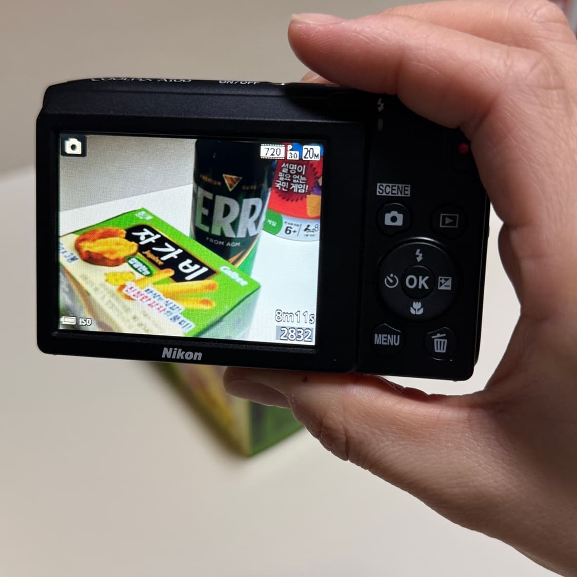 소프트포커스🫧 니콘 쿨픽스 A100 빈티지 디카 디지털카메라 레드 상품이미지8