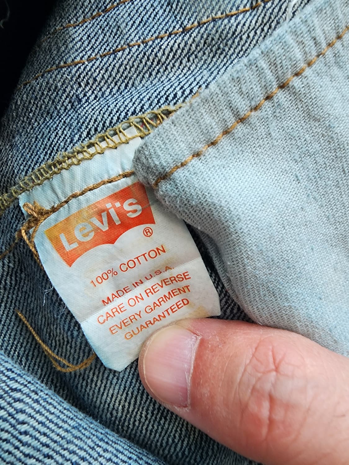 리바이스 501XX 셀비지 워싱 복각 데님. USA W30 LVC 청바지 상품이미지6