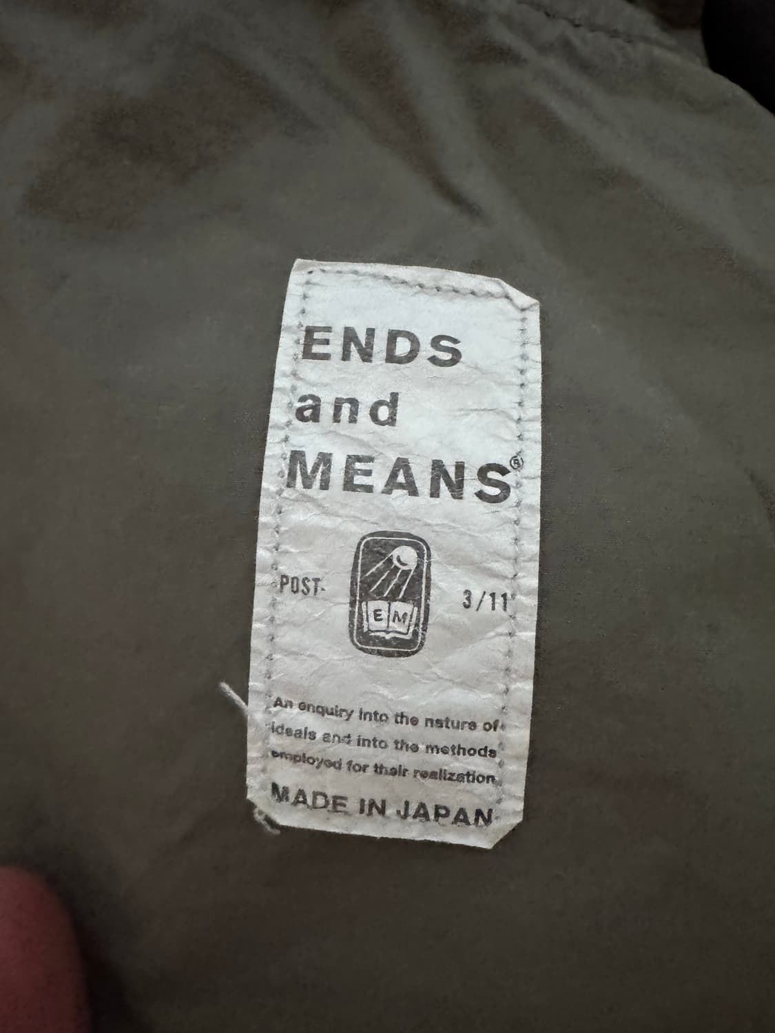 [XL] Endsandmeans 5p 데님 워시드 블랙 상품이미지3