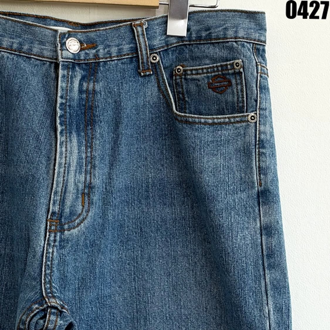 할리데이비슨 스트레이트 핏 빈티지 데님 팬츠 34X34 0427 상품이미지2