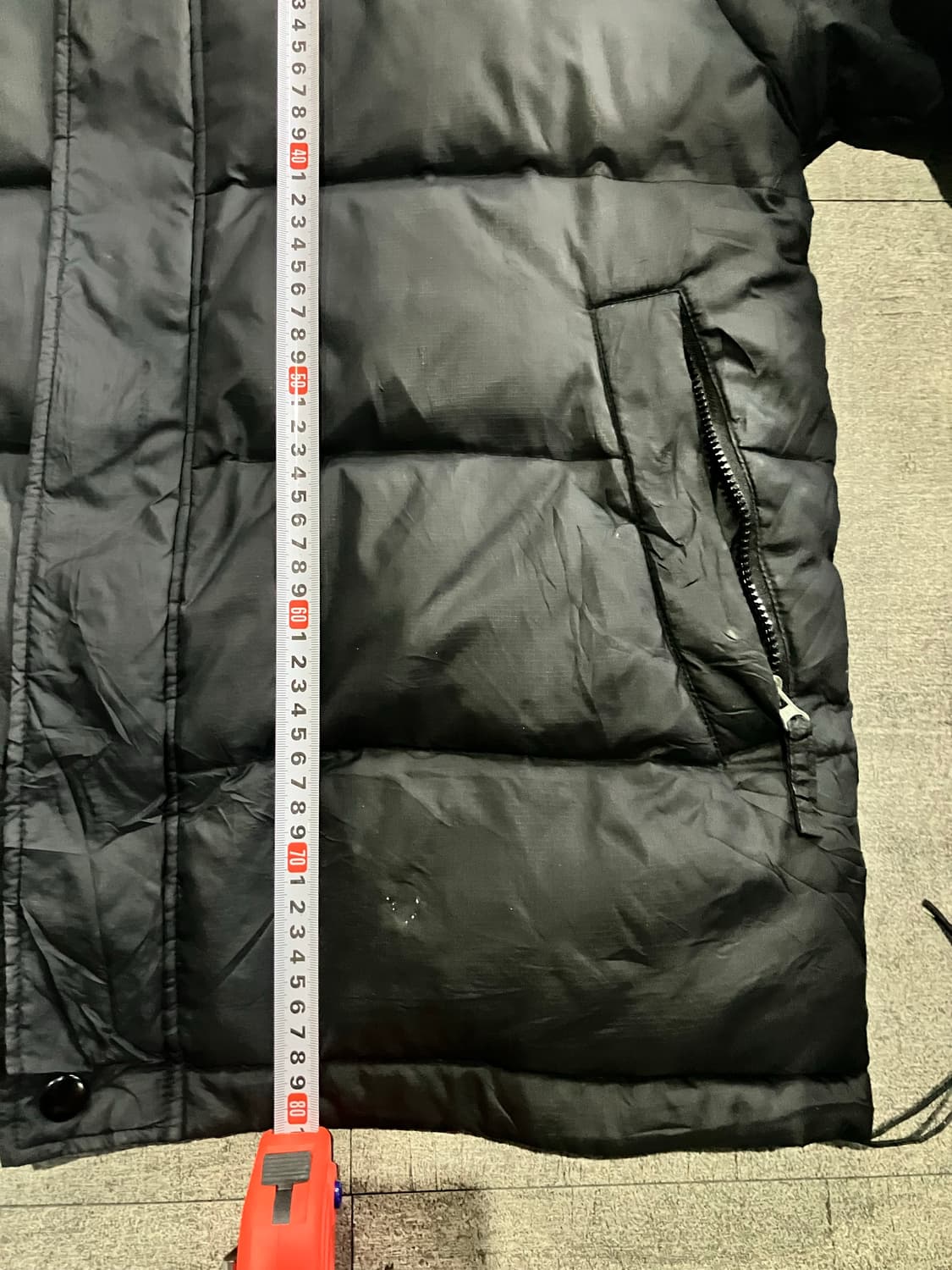 일본빈티지 Guffy 올드스쿨아메카지 스트릿 푸퍼패딩 블랙 상품이미지3