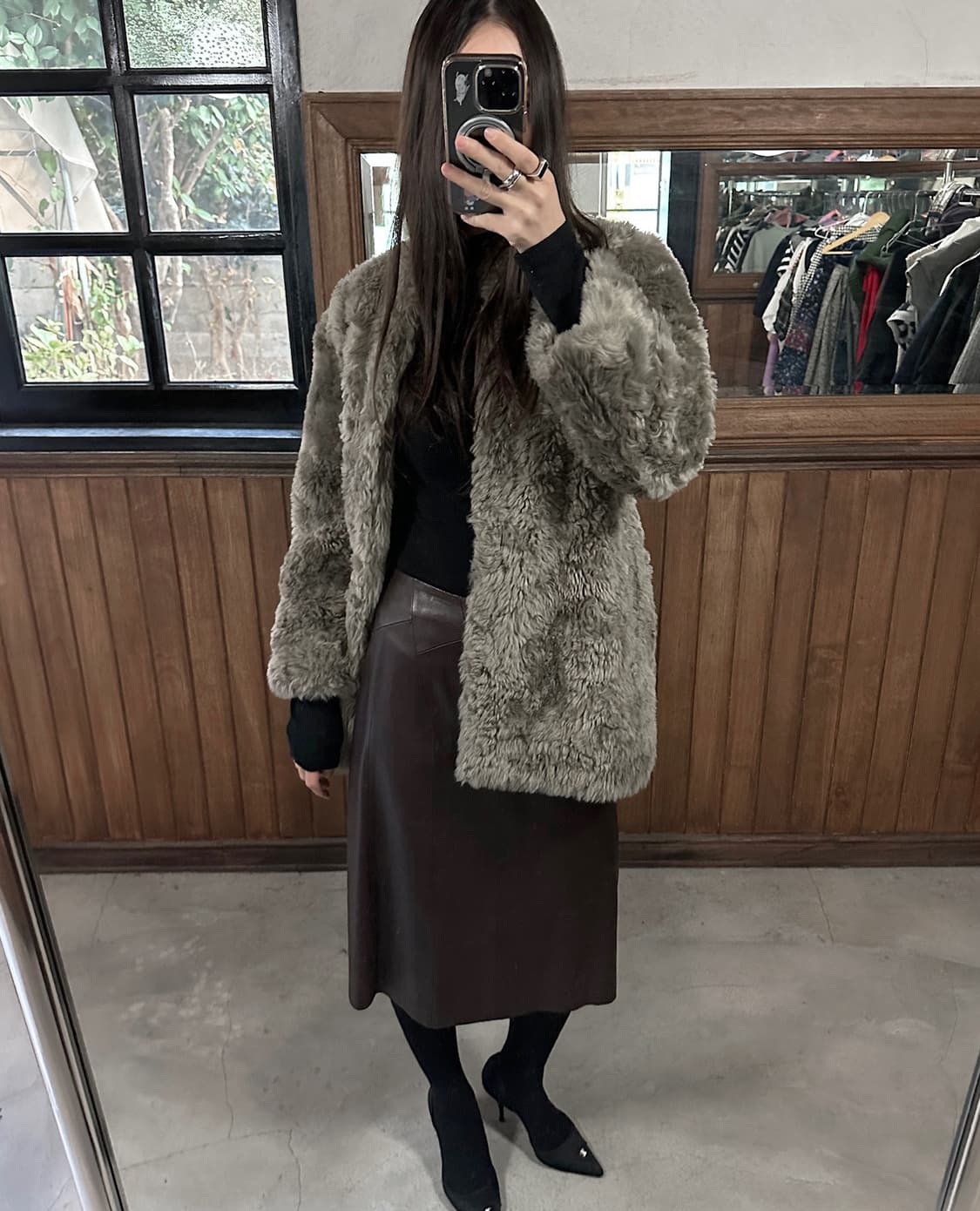 ROFE middle faux fur 상품이미지5