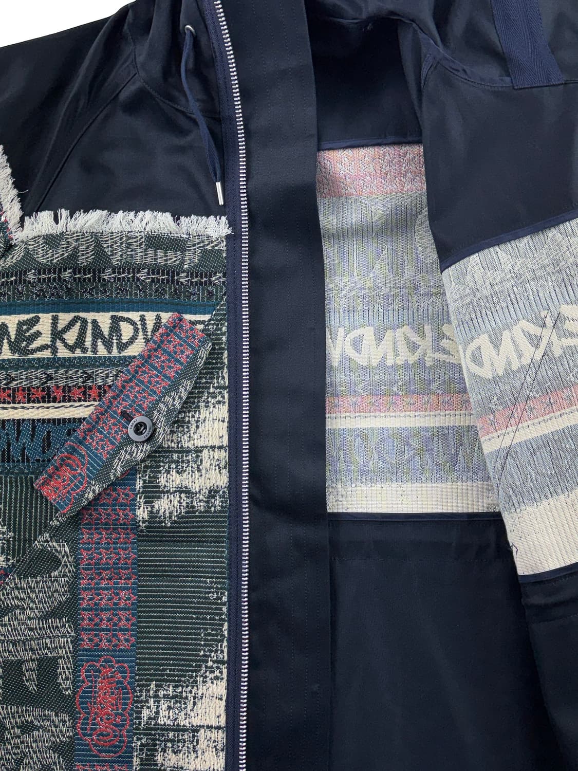 사카이 에릭헤이즈 자카드 후드 블루종 (새상품) 상품이미지5