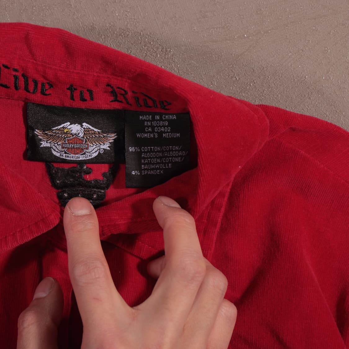 할리데이비슨 코듀로이 셔츠 상품이미지4