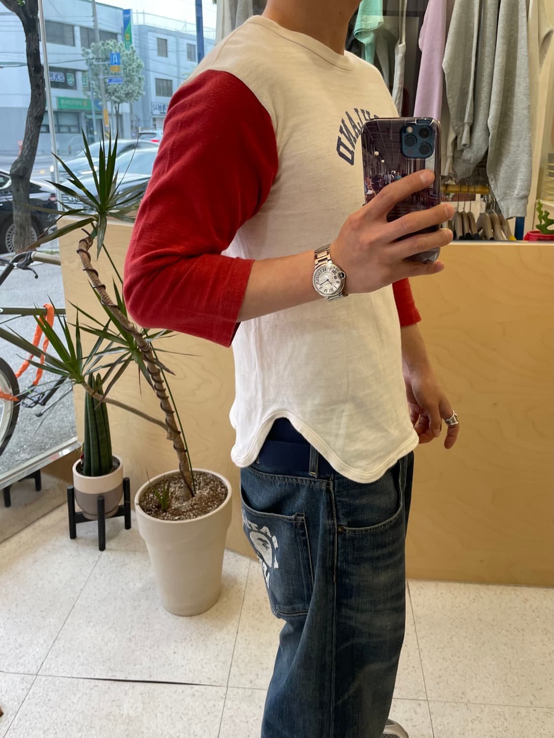 웨어하우스 7부 티셔츠 (S) 상품이미지5