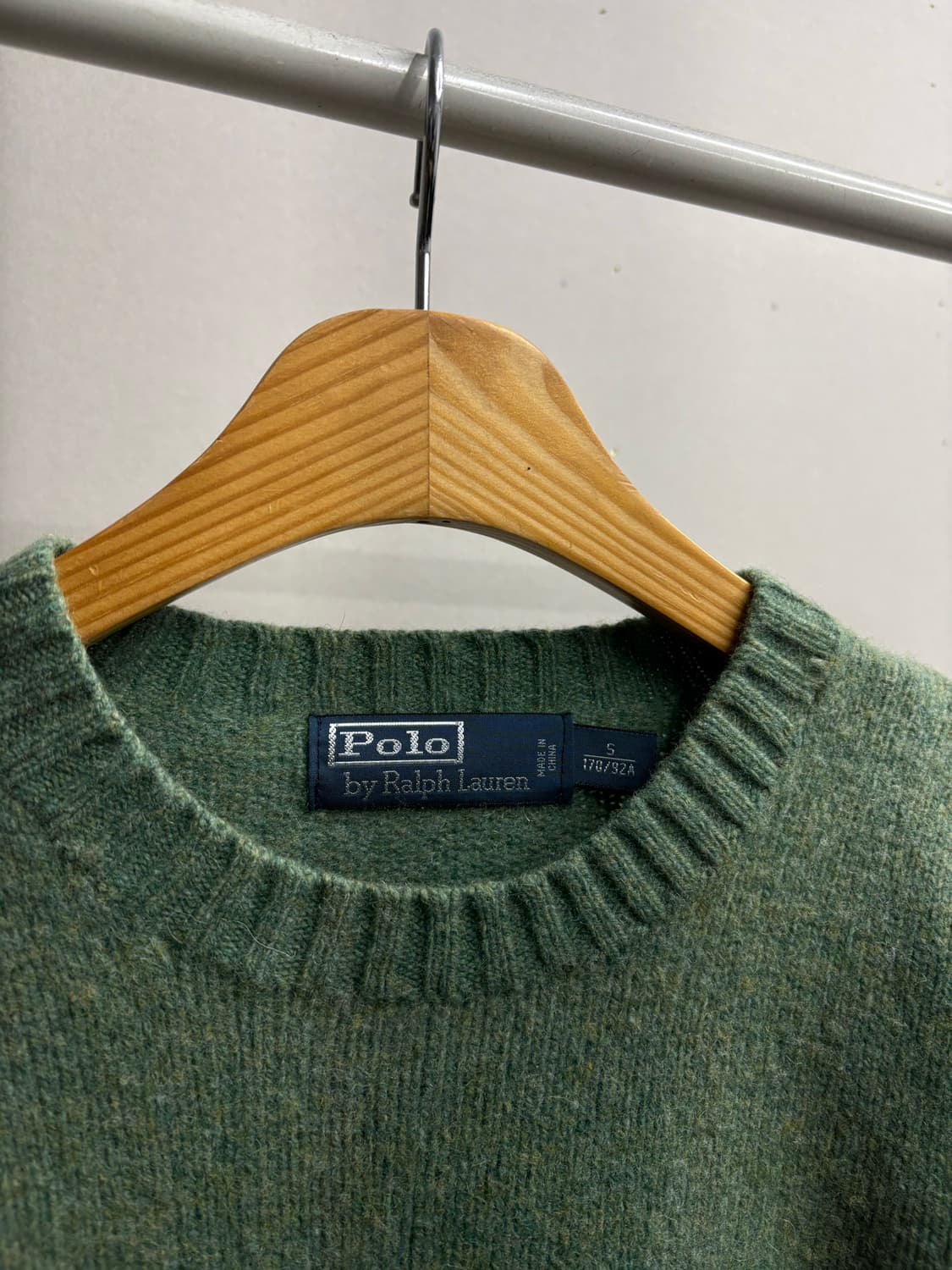 폴로 울 민트그린 니트 상품이미지3
