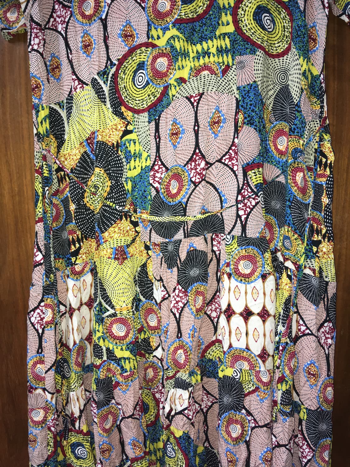 레트로 히피 미디 원피스 상품이미지3