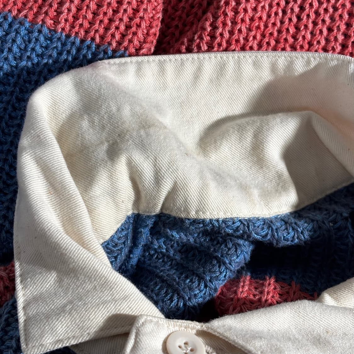 3) kapital 캐피탈 코튼 니트 럭비 셔츠 상품이미지7