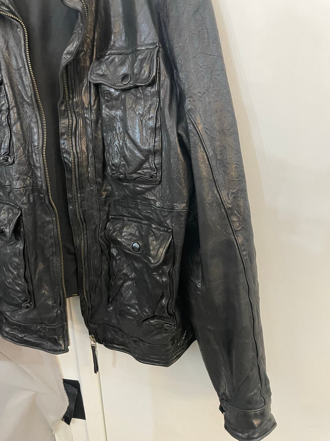 vintage leather jacket 상품이미지3