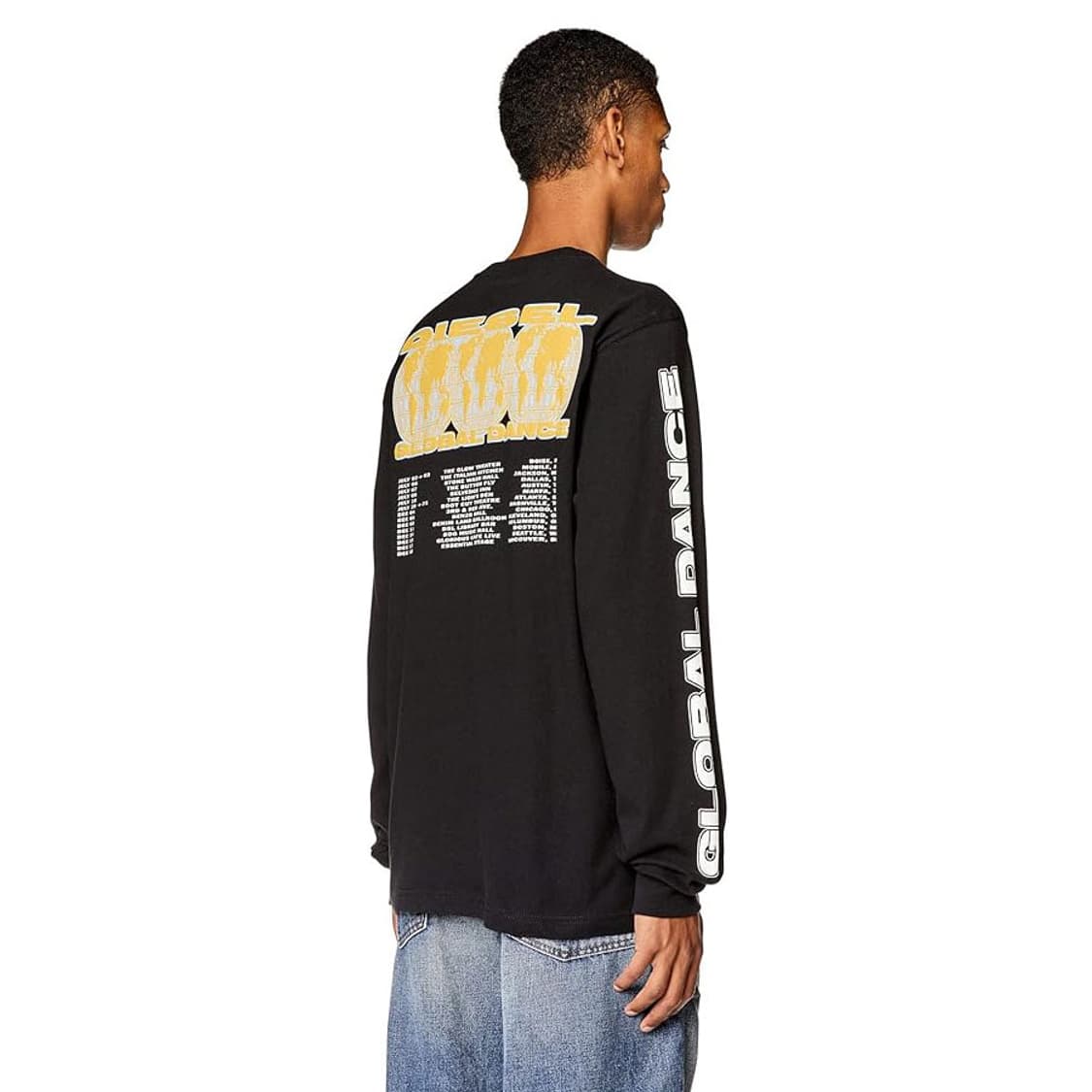 [L, XXL] 디젤 이벤트 스탭 티셔츠 블랙 상품이미지3