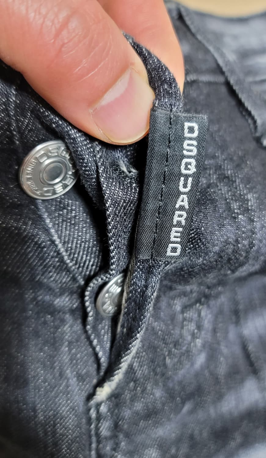 디스퀘어드 더블지퍼 듀얼 블랙 슬림진 상품이미지3