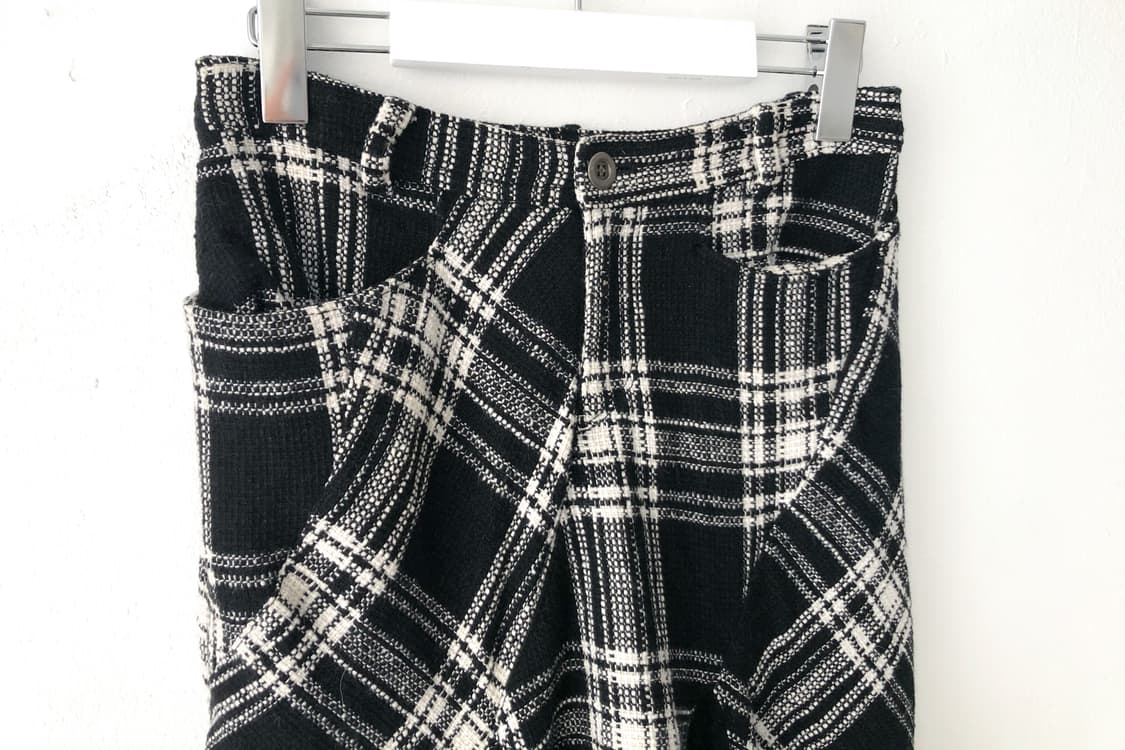 check flared skirt  상품이미지3